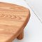 Formalist Solid Elm Wood Model T23 Side Table by Pierre Chapo, Image 4