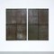 Large Minimalist Metal 2/2/2 N 001 Diptych by Ramon Horts 1