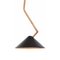 Black Brass Celing Lamp by Johan Carpner Grenverk for Konsthantverk Tyringe 1