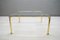 Hollywood Regency Golden Brass and Glass Coffee Table, 1970s, Image 2