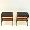 Teak and Glass Night Tables, 1960, Set of 2 3