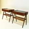 Teak and Glass Night Tables, 1960, Set of 2 6