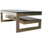 Vintage G-Shaped Gold-Plated Coffee Table, Image 1