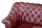 Canapés Chesterfield Mid-Century en Cuir Rouge, 1950s, Set de 2 2