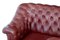 Mid-Century Red Leather Chesterfield Sofas, 1950s, Set of 2, Image 2