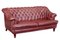 Mid-Century Red Leather Chesterfield Sofas, 1950s, Set of 2, Image 4