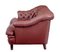 Canapés Chesterfield Mid-Century en Cuir Rouge, 1950s, Set de 2 5