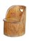 Grande Chaise Antique en Pin Rustique 7