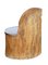 Großer antiker rustikaler Stuhl aus Pinienholz 6