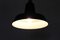 Black Enamel Ceiling Lamp from Lux, 1950s, Image 10