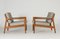 USA 75 Teak Lounge Chairs by Folke Ohlsson for Dux, 1963, Set of 2 4