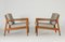 USA 75 Teak Lounge Chairs by Folke Ohlsson for Dux, 1963, Set of 2, Image 4