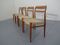 Scandinavian Modern Danish Teak Dining Chairs, 1960s, Set of 4 3