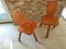 Mid-Century French Wood Dining Chairs, 1950s, Set of 2, Image 3