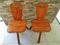 Mid-Century French Wood Dining Chairs, 1950s, Set of 2 4