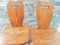 Mid-Century French Wood Dining Chairs, 1950s, Set of 2, Image 7