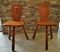 Mid-Century French Wood Dining Chairs, 1950s, Set of 2 2