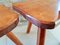 Mid-Century French Wood Dining Chairs, 1950s, Set of 2 10