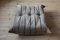 Elephant Grey Velvet Togo Pouf by Michel Ducaroy for Ligne Roset, Image 4