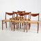 Danish Teak Dining Chairs by Arne Wahl Iversen for Glyngøre Stolefabrik, 1960s, Set of 6, Image 2