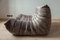 Elephant Grey Velvet Togo 2-Seat Sofa by Michel Ducaroy for Ligne Roset 3