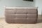 Elephant Grey Velvet Togo 2-Seat Sofa by Michel Ducaroy for Ligne Roset 7