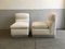 Italian Modern Aluminum and Fabric Chairs, 1970s, Set of 2, Image 2