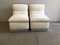 Italian Modern Aluminum and Fabric Chairs, 1970s, Set of 2 1