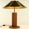 German Brass and Corten Steel Table Lamp by Peter Preller for Tecta, 1980s, Image 1