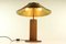 German Brass and Corten Steel Table Lamp by Peter Preller for Tecta, 1980s 2