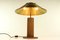 German Brass and Corten Steel Table Lamp by Peter Preller for Tecta, 1980s, Image 2