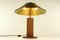 German Brass and Stainless Steel Table Lamp by Peter Preller for Tecta, 1980s 2