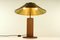 German Brass and Stainless Steel Table Lamp by Peter Preller for Tecta, 1980s, Image 2