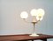Lámpara de mesa de vidrio y metal de E.R. Nele para Temde, años 60, Imagen 13