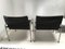 Industrial Chrome and Skai Lounge Chairs by Just meijer for Kembo, 1970s, Set of 2 6