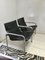 Set of Industrial Chrome and Skai Lounge Chairs by Just meijer for Kembo, 1970s 7