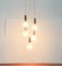 Mid-Century German Glass and Metal Ceiling Lamp, 1960s, Image 19