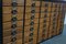 Schedario da farmacia vintage in quercia, anni '30, Immagine 7
