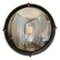 Vintage Industrial Grey Aluminium & Cast Iron Clear Glass Pendant Lamp 3