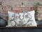 Hand-Painted White Linen Jewels Collection Pillow from House of Ita 1