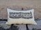 Hand-Painted White Linen Jewels Collection Pillow from House of Ita 1