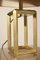Brass and Tempered Glass Table Lamp, 1970s 2