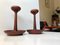 Scandinavian Modern Teak Candleholders, 1960s, Set of 2 6