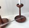 Scandinavian Modern Teak Candleholders, 1960s, Set of 2 12