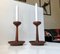 Scandinavian Modern Teak Candleholders, 1960s, Set of 2, Image 2