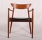 Poltrona nr. 59 in pelle e teak di Harry Østergaard per Randers Møbelfabrik, Scandinavia, anni '60, Immagine 11