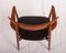 Poltrona nr. 59 in pelle e teak di Harry Østergaard per Randers Møbelfabrik, Scandinavia, anni '60, Immagine 4