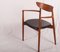 Poltrona nr. 59 in pelle e teak di Harry Østergaard per Randers Møbelfabrik, Scandinavia, anni '60, Immagine 10
