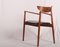 Poltrona nr. 59 in pelle e teak di Harry Østergaard per Randers Møbelfabrik, Scandinavia, anni '60, Immagine 8