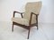 Teak and Wool Reclining Lounge Chair by Ingmar Relling for Westnofa, 1950s 1